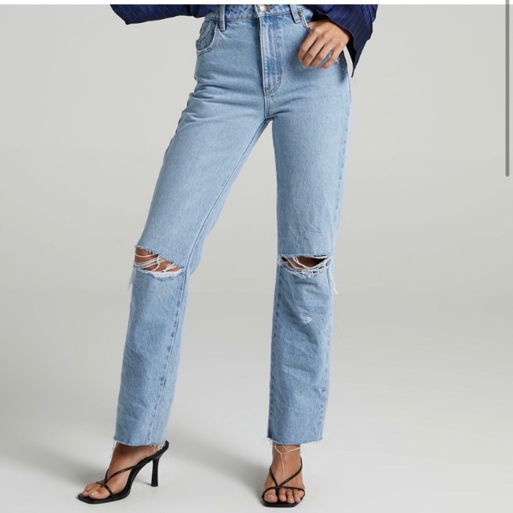 NWT Free People Rolla's Original Straight Jeans in City Worn 29